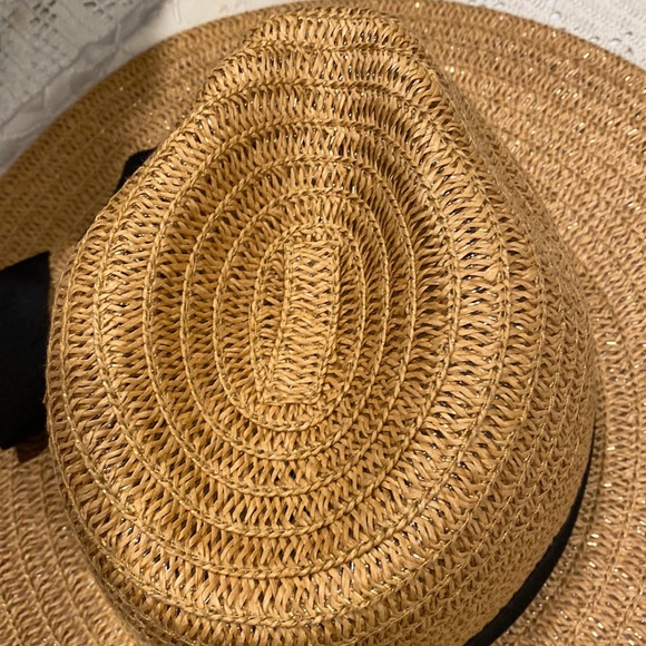 Torrid Straw Hat with Black Ribbon EUC - Picture 6 of 6
